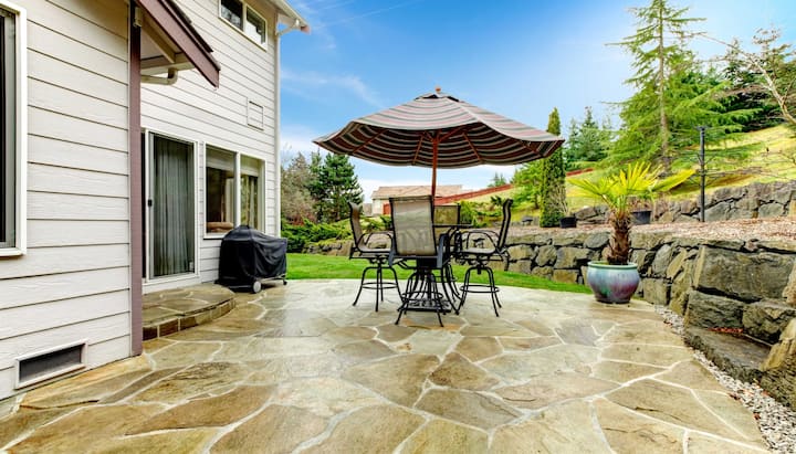 Beautifully Textured and Patterned Concrete Patios in St. Charles, Missouri area!